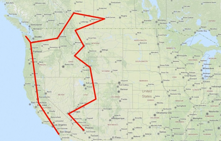 2016 planned route
