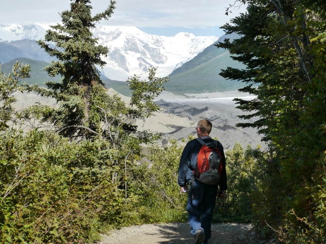 Hiking to Root Glacier, Alaska