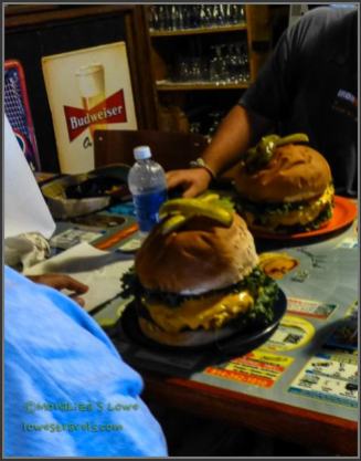 Here is what you face in the 2 lb burger challenge