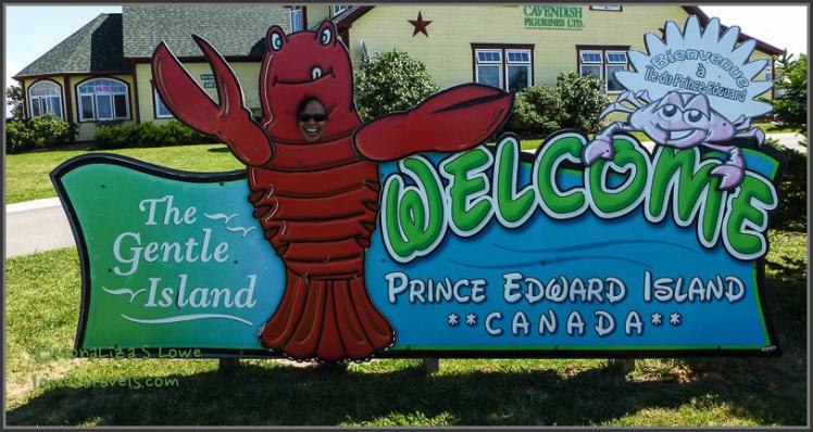 PEI Welcome Sign