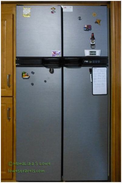 Residential Refrigerator in an RV
