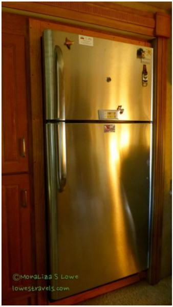 Residential Refrigerator in an RV