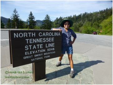 Newfound Gap, TN and NC Border
