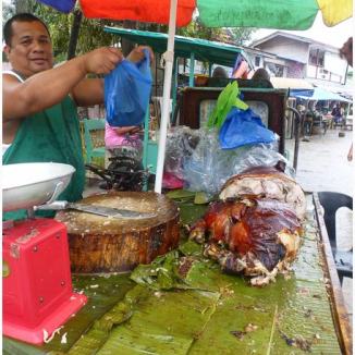 Lechon on the street