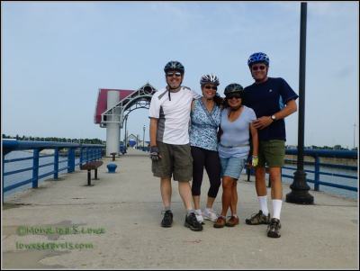 With our buds Don and Lisa in Mackinaw City, MI