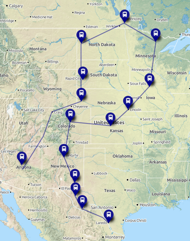 Planned 2015 Route