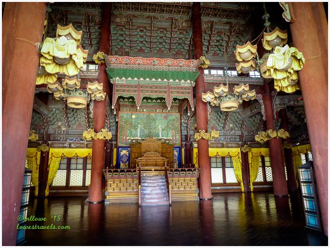 Throne Hall inside Changdeok Palace