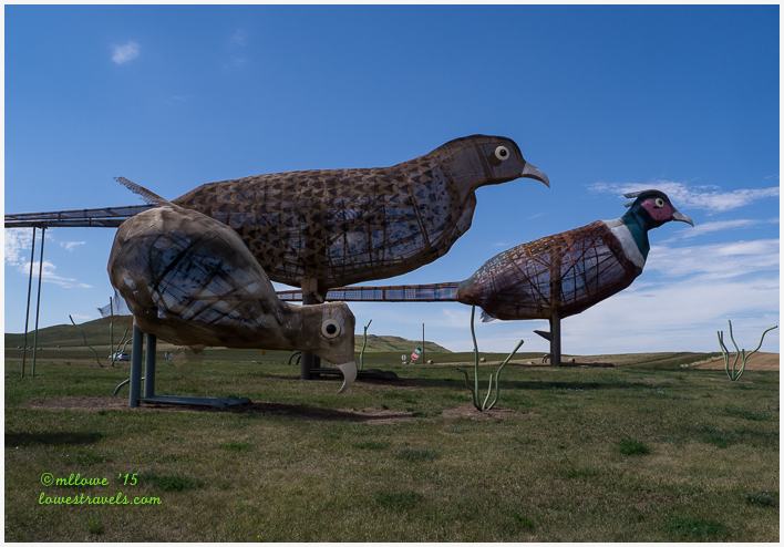 Pheasants on the Prairie, Enchanted Highway North Dakota