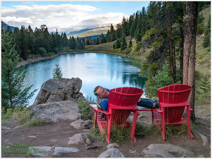 Red Chair at Valley of Five Lakes