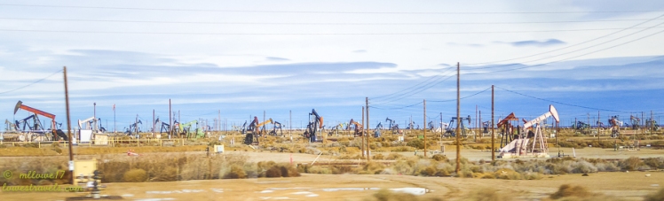 Oilfields at Lost Hills, California